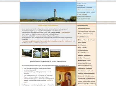 Ferienwohnung bei Mnzners in Kloster auf Hiddensee Reiseempfehlungen, Ausflugsziele an der Ostsee